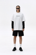 Oversized t-shirt with attached sleeves from Urbanezy India featuring contrast sleeve design