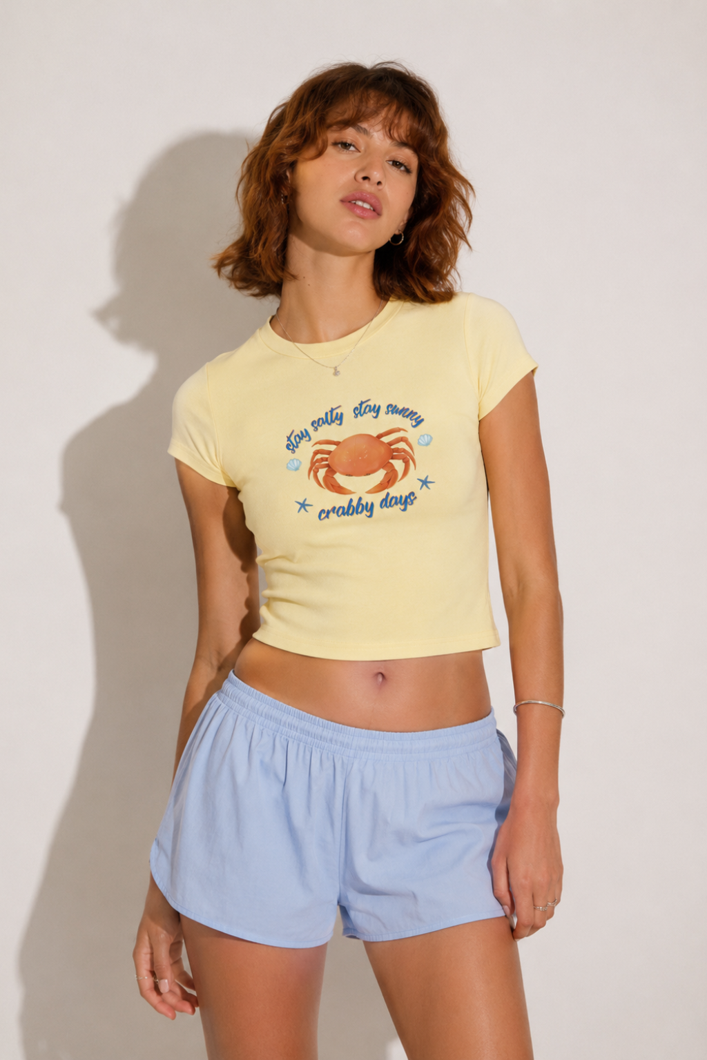 Stay Crabby Baby Tee