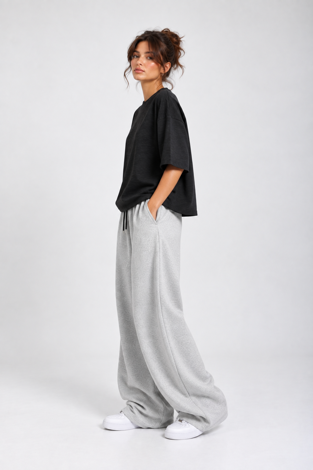 Graphite Cotton Slub Tshirt