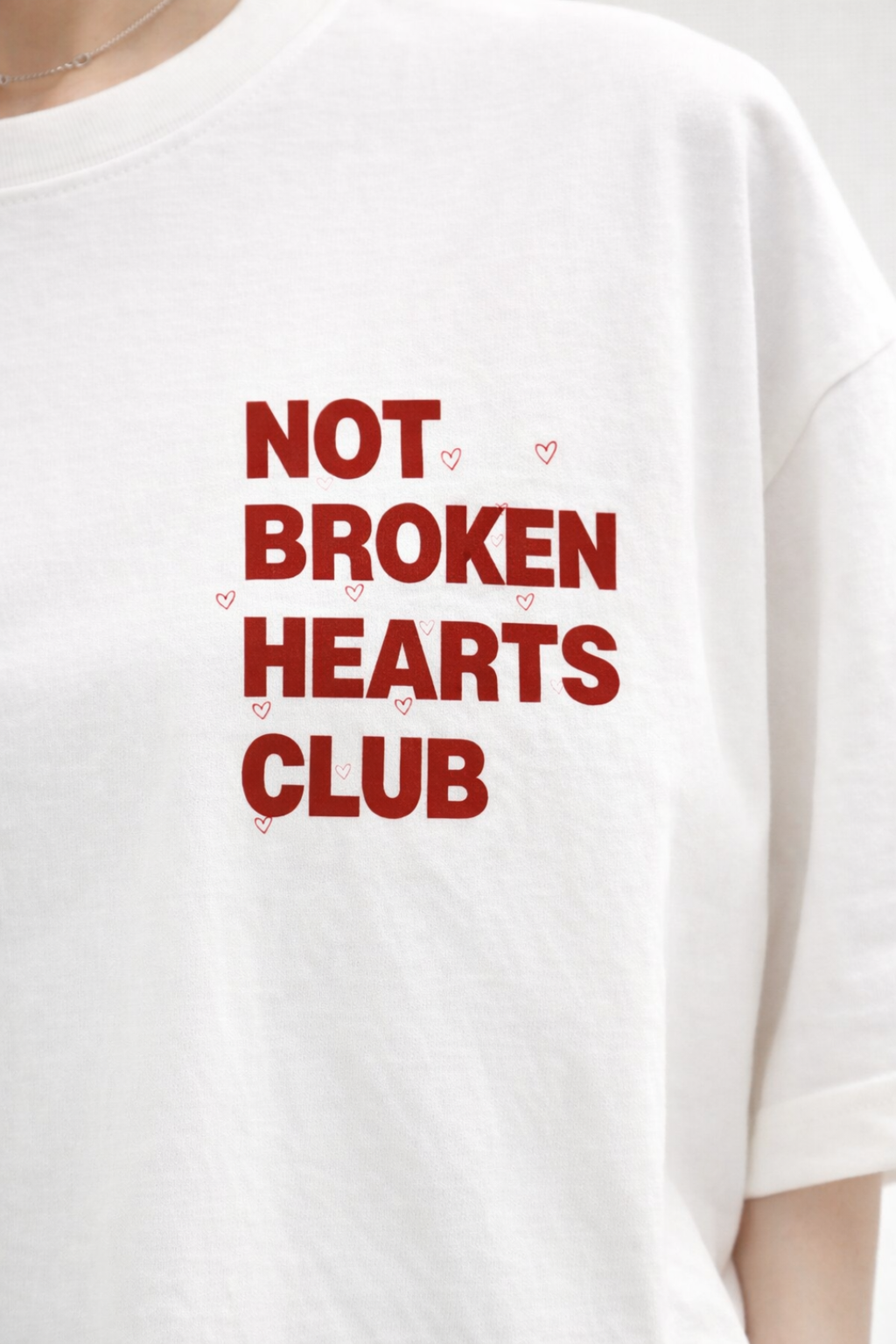 Women cotton oversized t-shirt with trendy graphic print by Urbanezy India