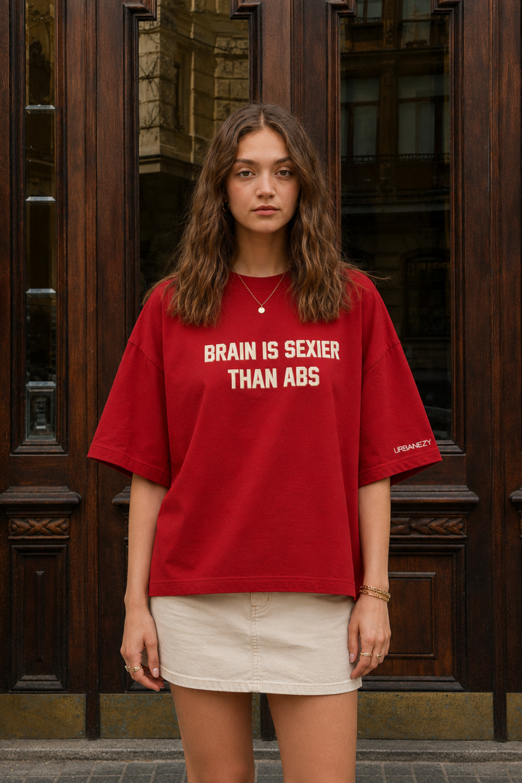 Brain Over Abs Oversize T-shirt