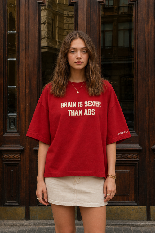 Brain Over Abs Oversize T-shirt