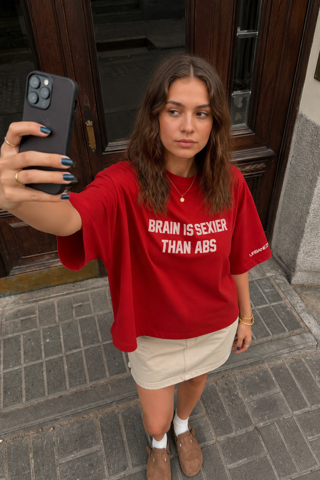 Brain Over Abs Oversize T-shirt