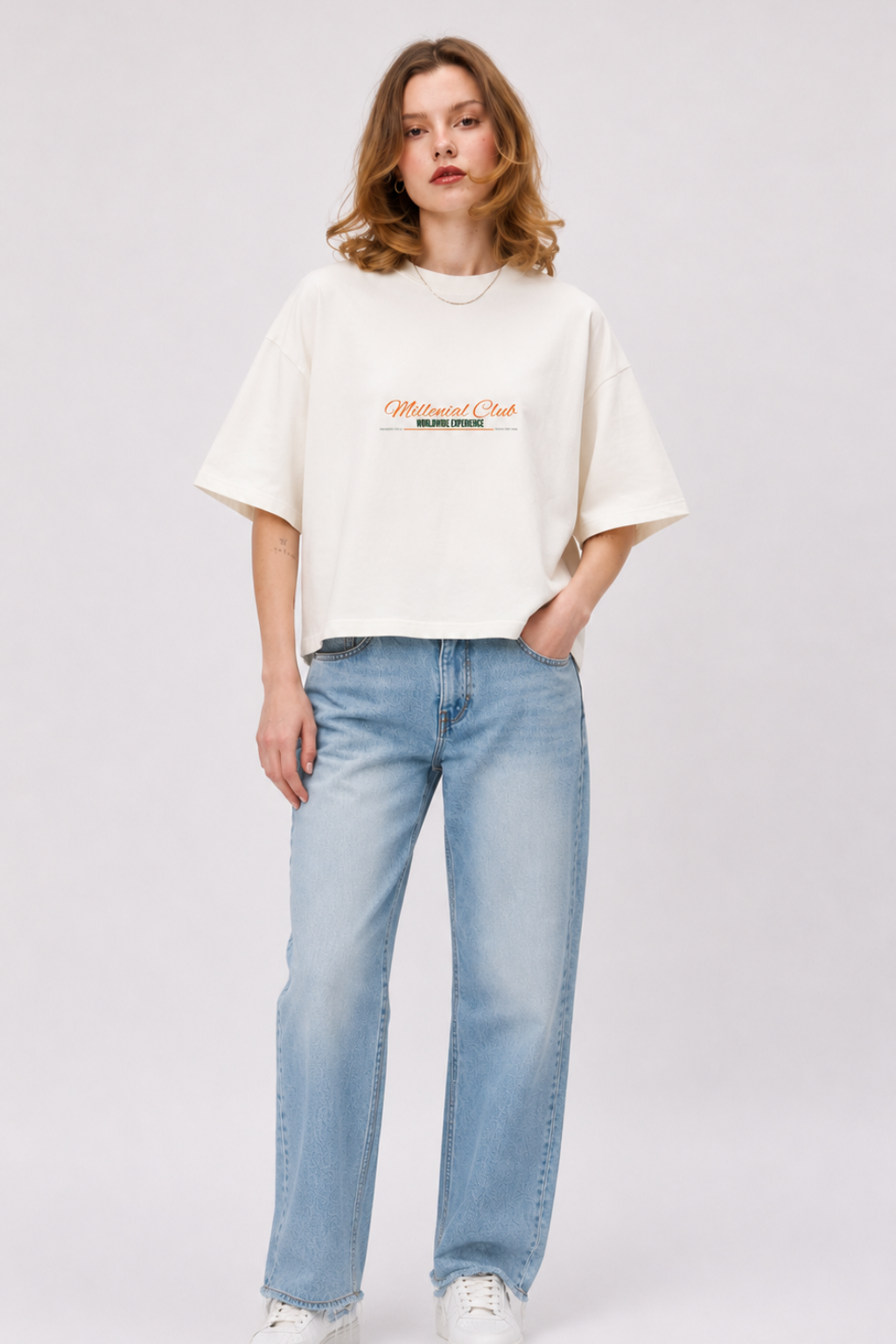 Millenial Club Boxy T-shirt