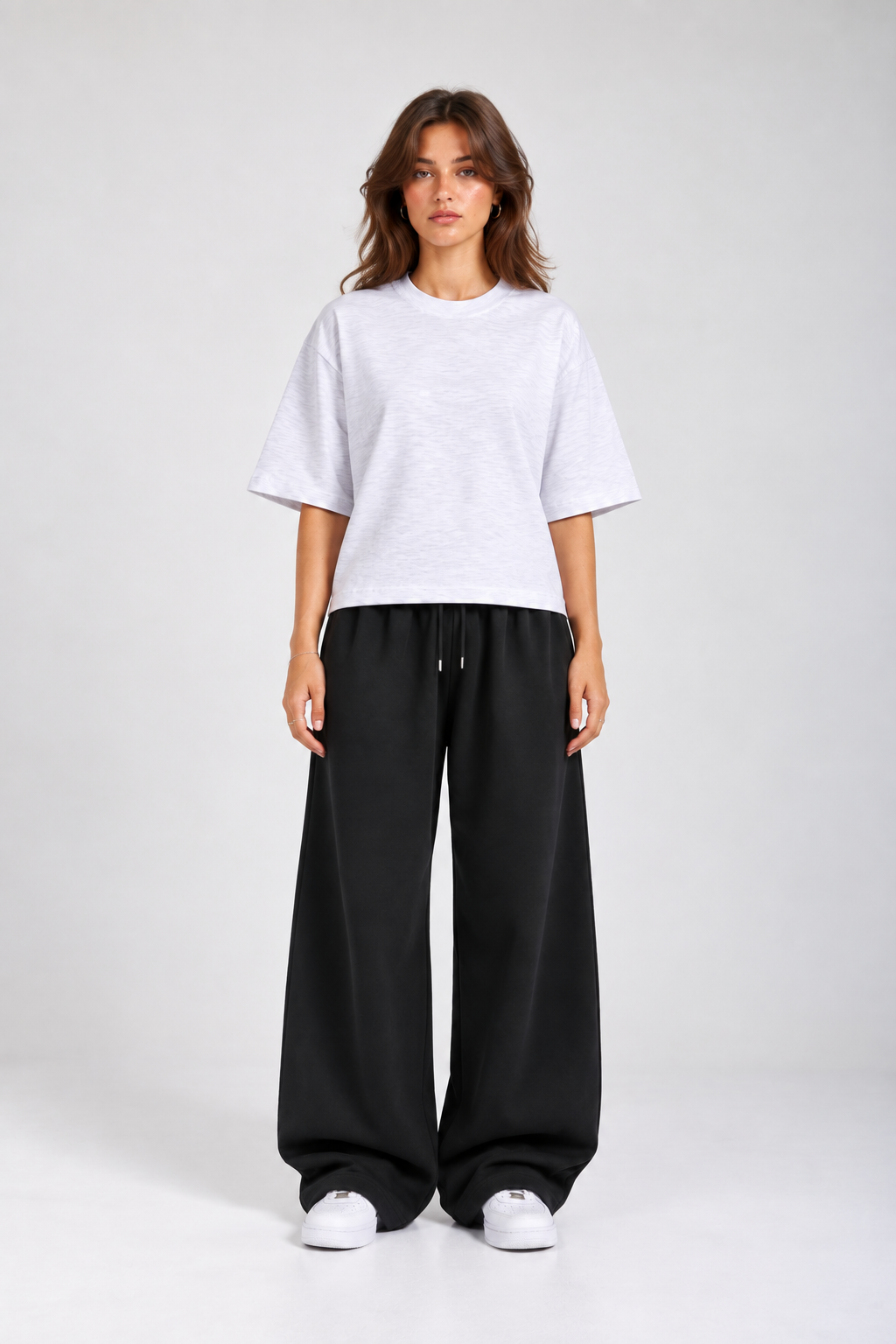 White Cotton Slub T-shirt