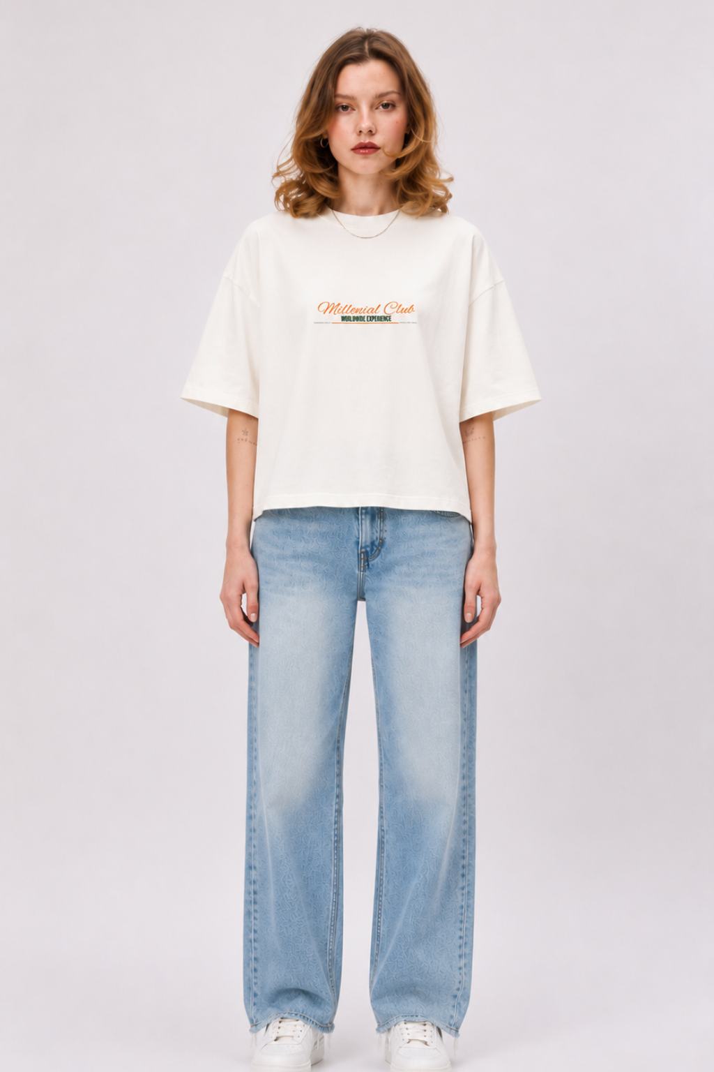 Millenial Club Boxy T-shirt