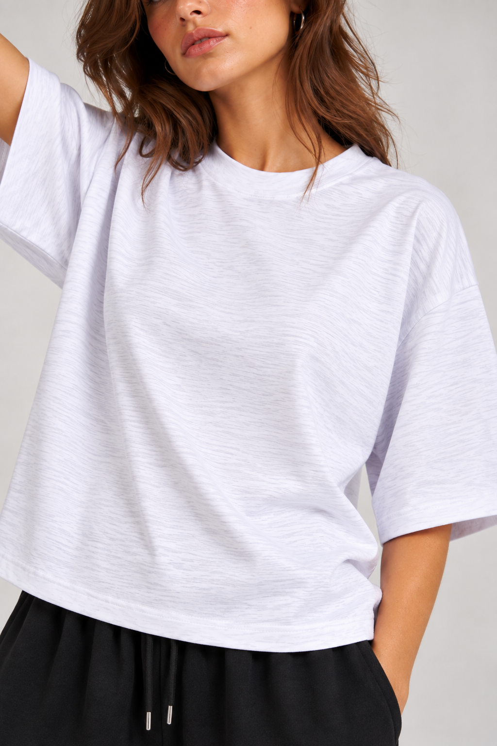 Core Slub Tees — Black & White
