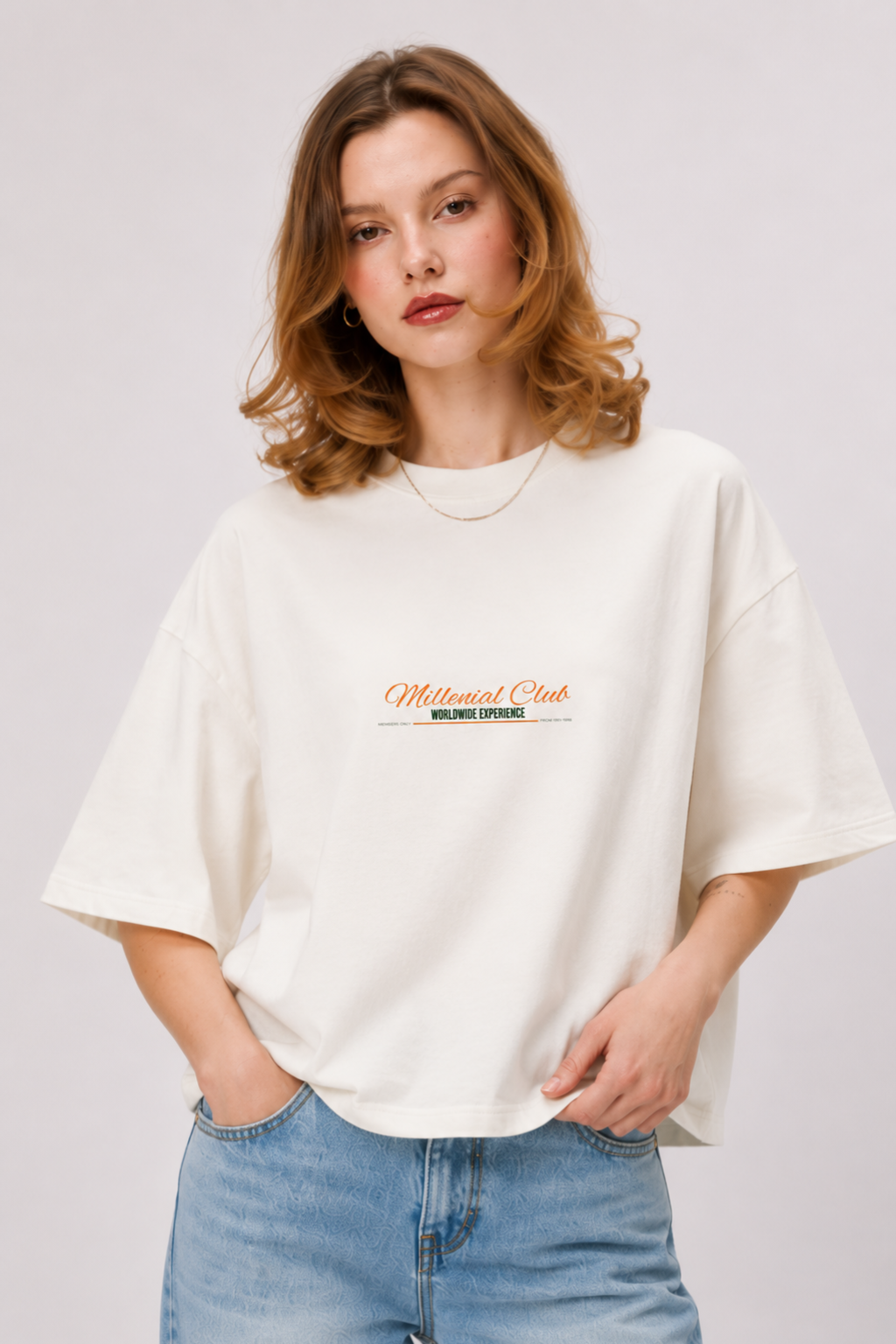 Millenial Club Boxy T-shirt