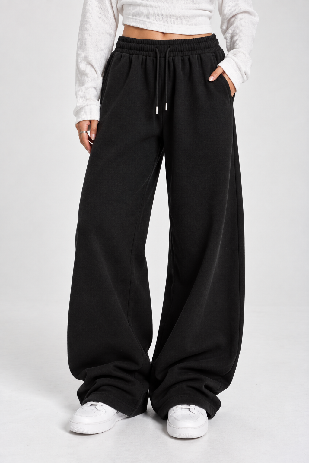 Black Baggy Sweatpants