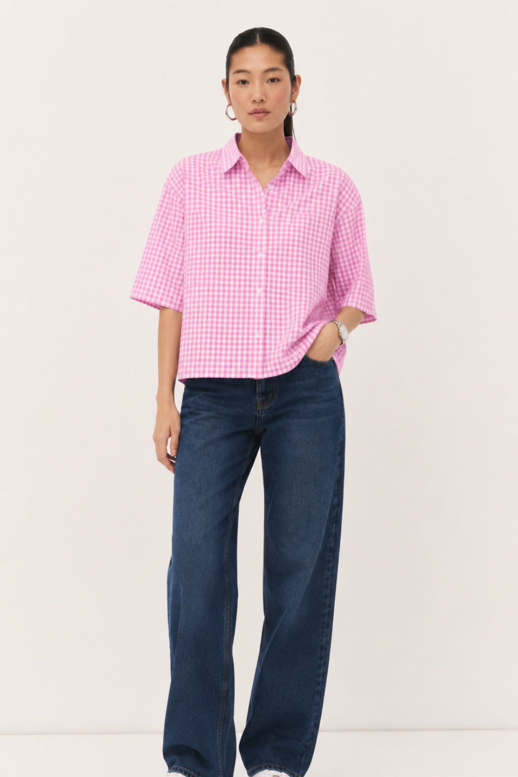 Pink oxford shirt
