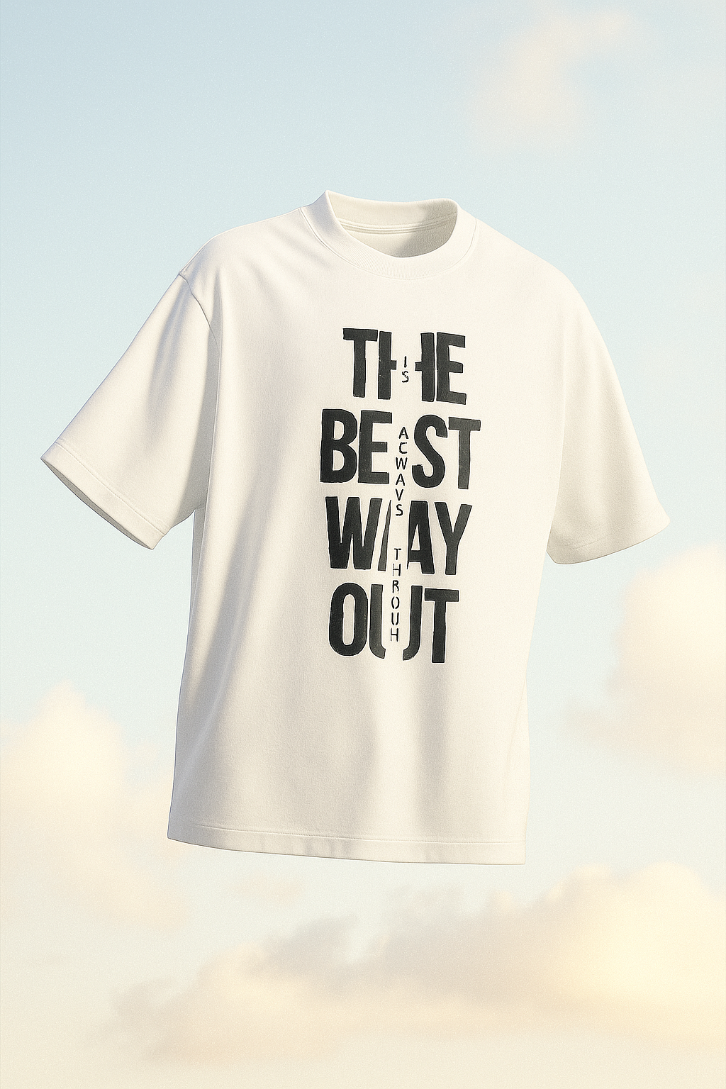 The Best Way Out Oversized T-Shirt – Unisex | Premium Cotton