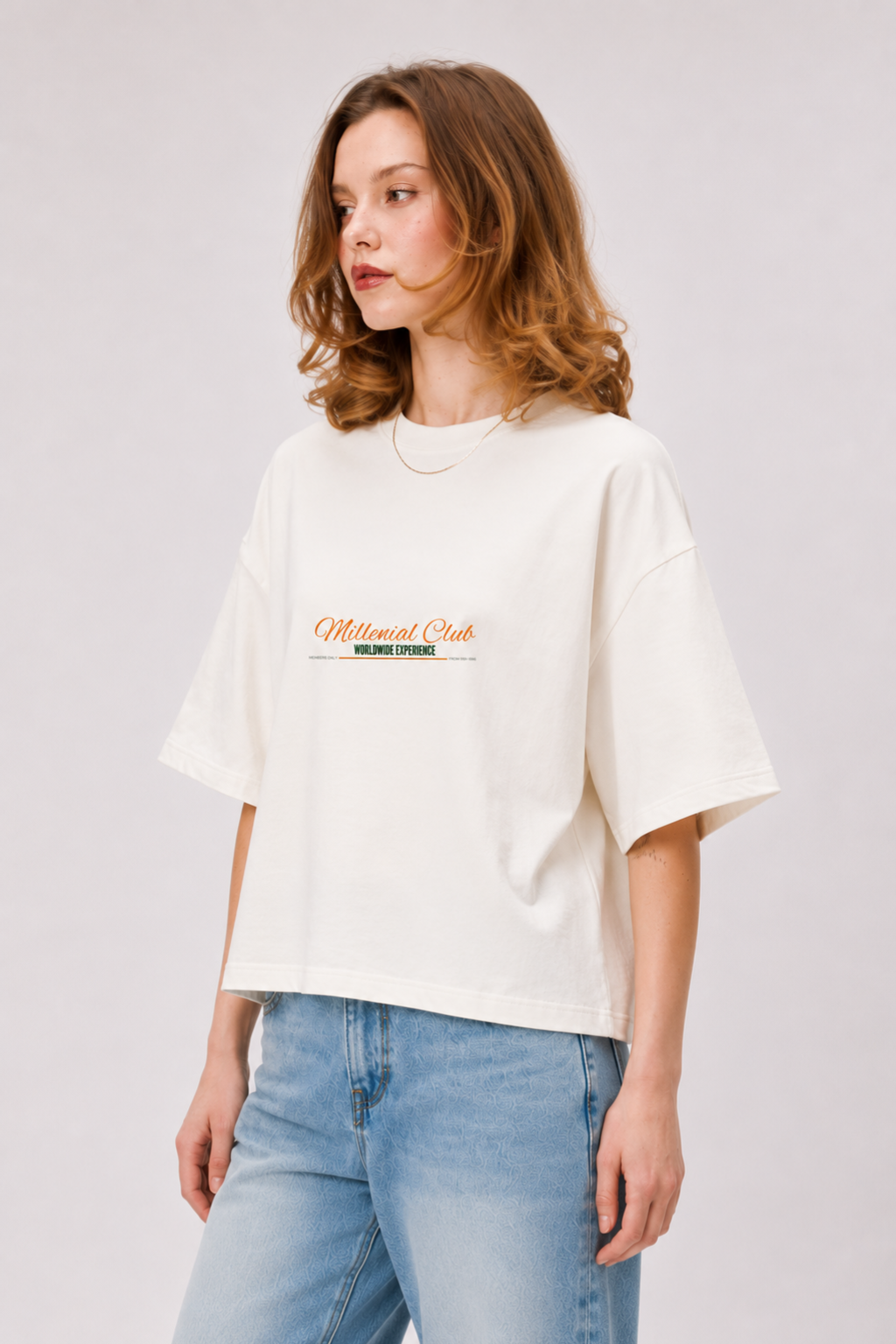 Millenial Club Boxy T-shirt