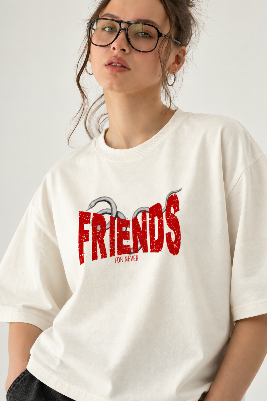 Never Friends Boxy T-shirt