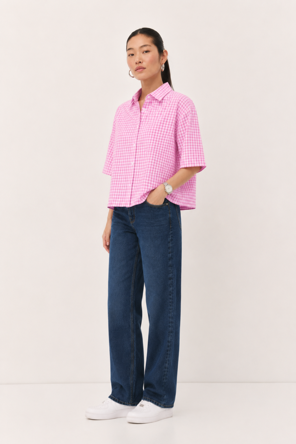 Pink oxford shirt