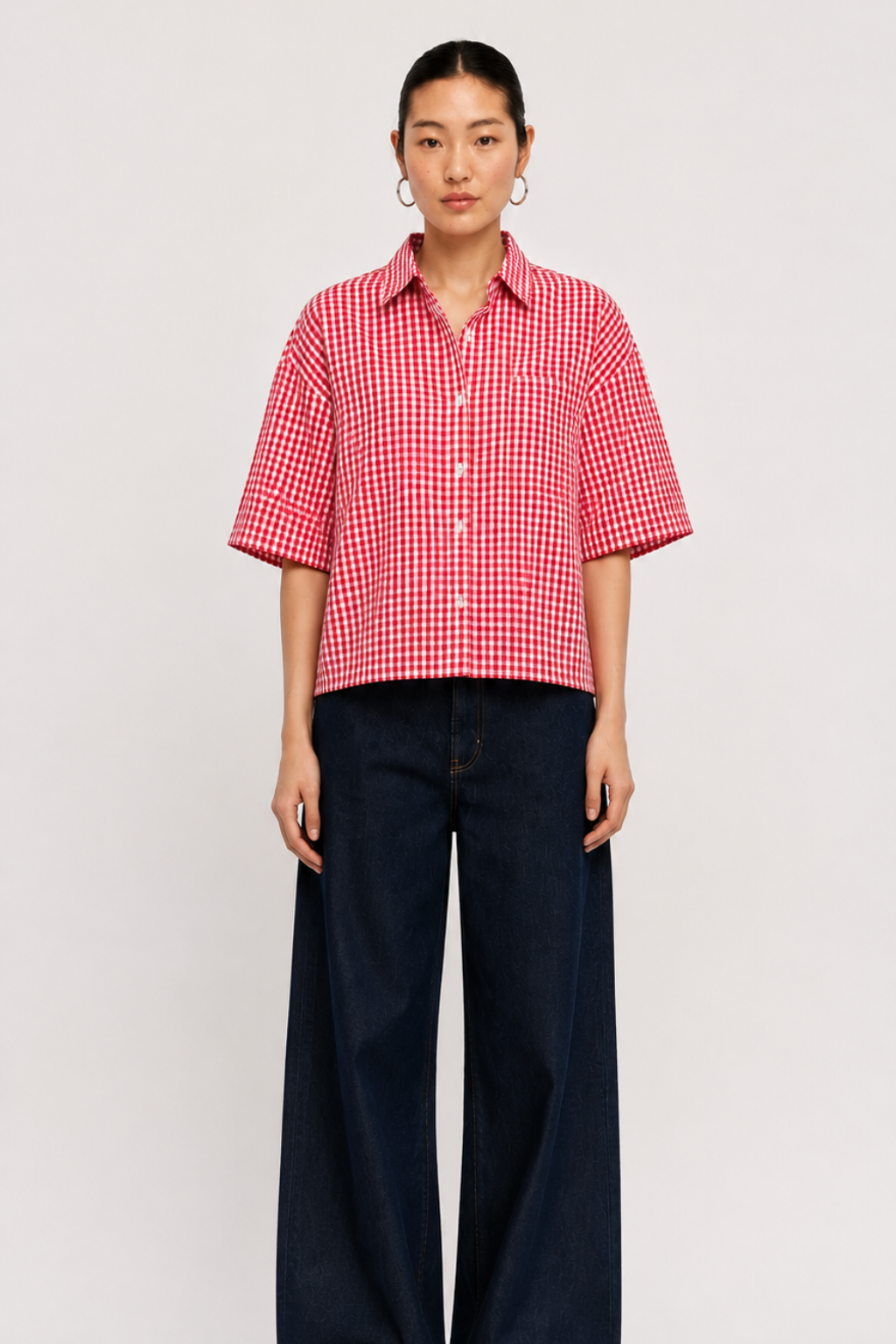 Ghingam Cotton Oxford Shirt