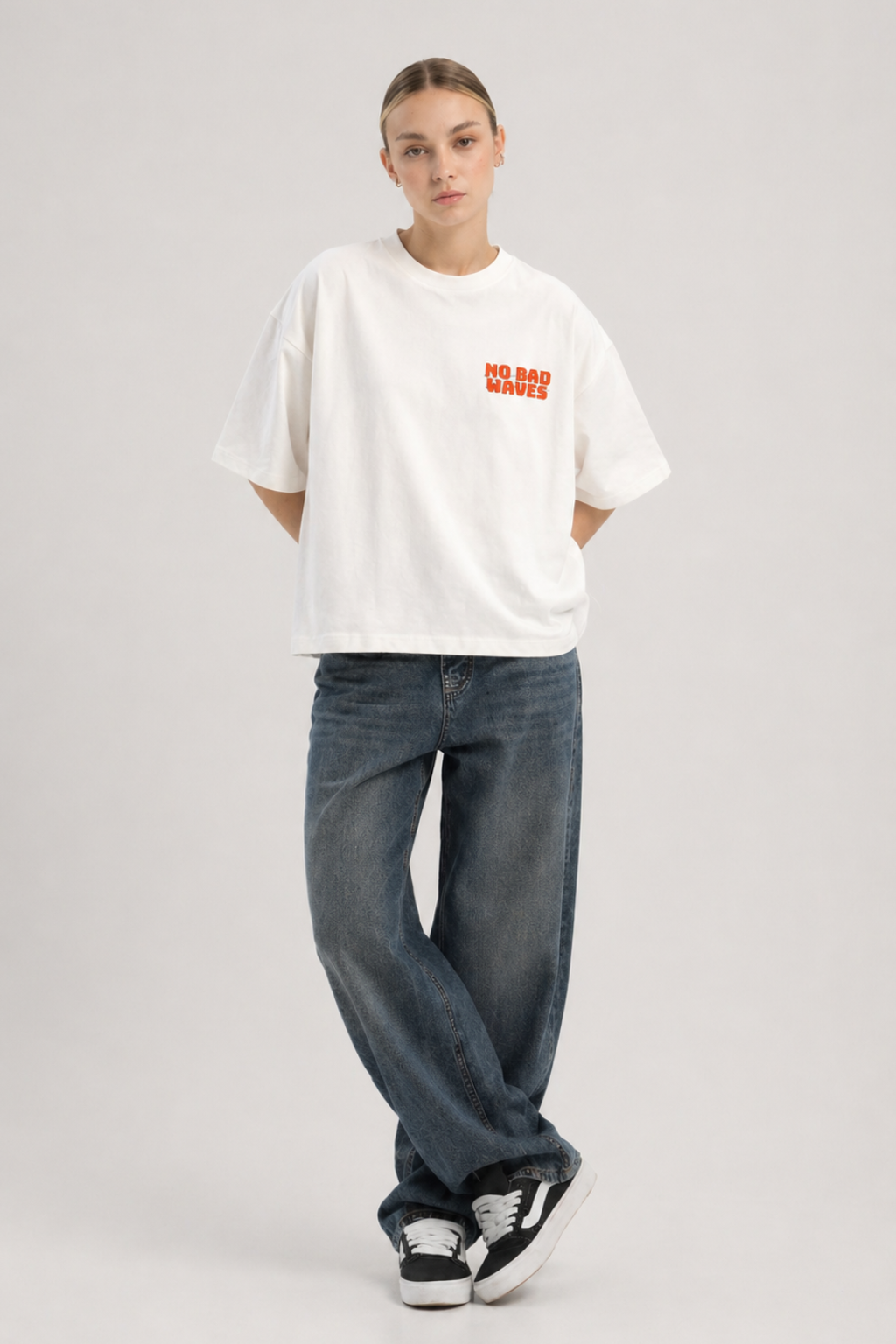 NO Bad Waves Oversize t-shirt for Women