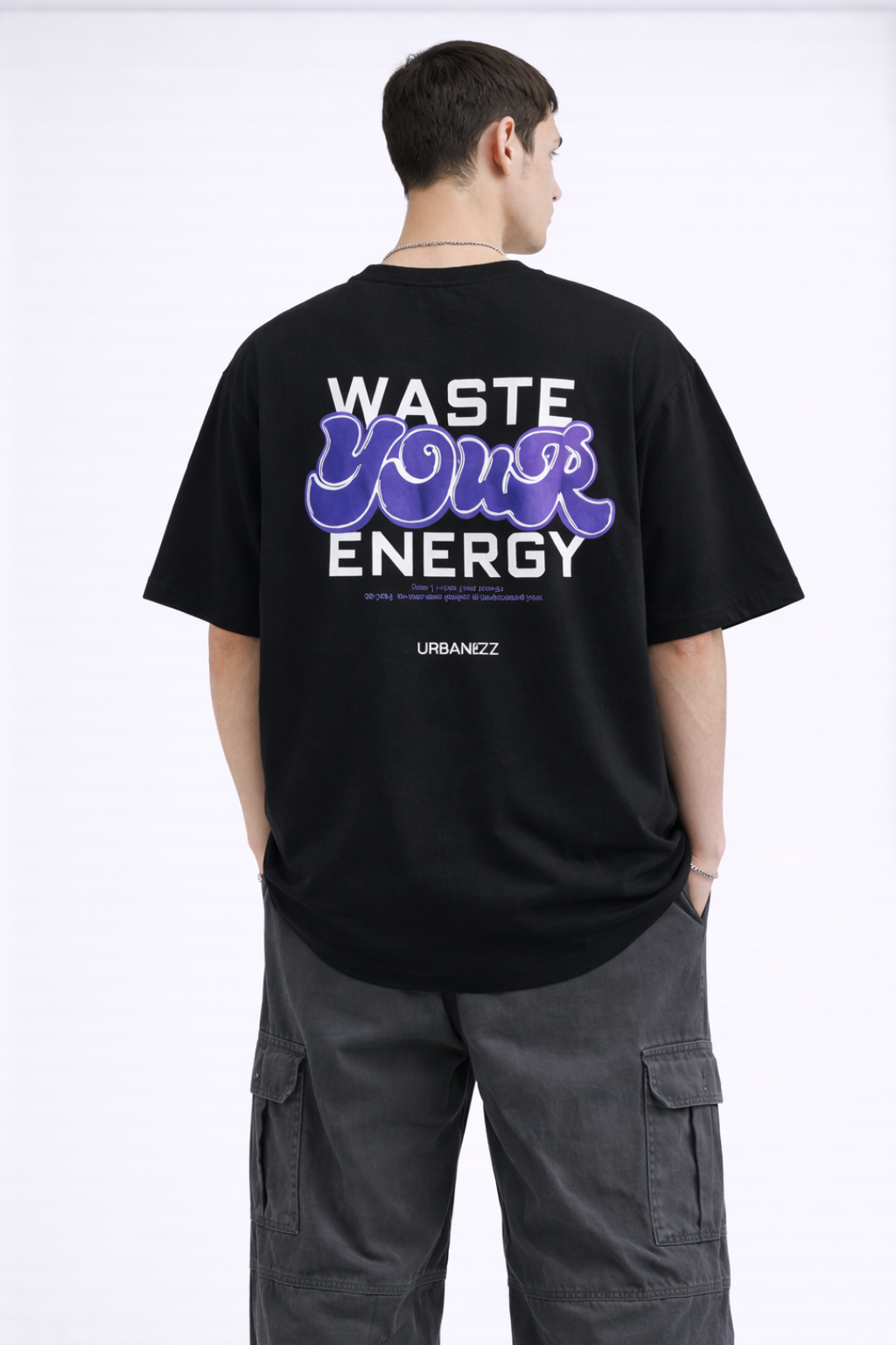Waste Your Energy Oversized T-shirt- Unisex