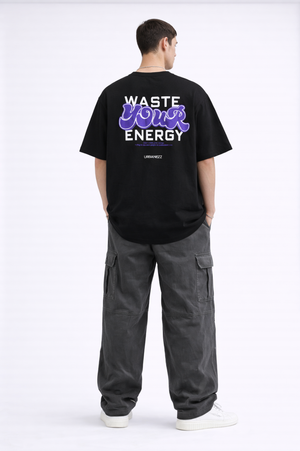 Waste Your Energy Oversized T-shirt- Unisex