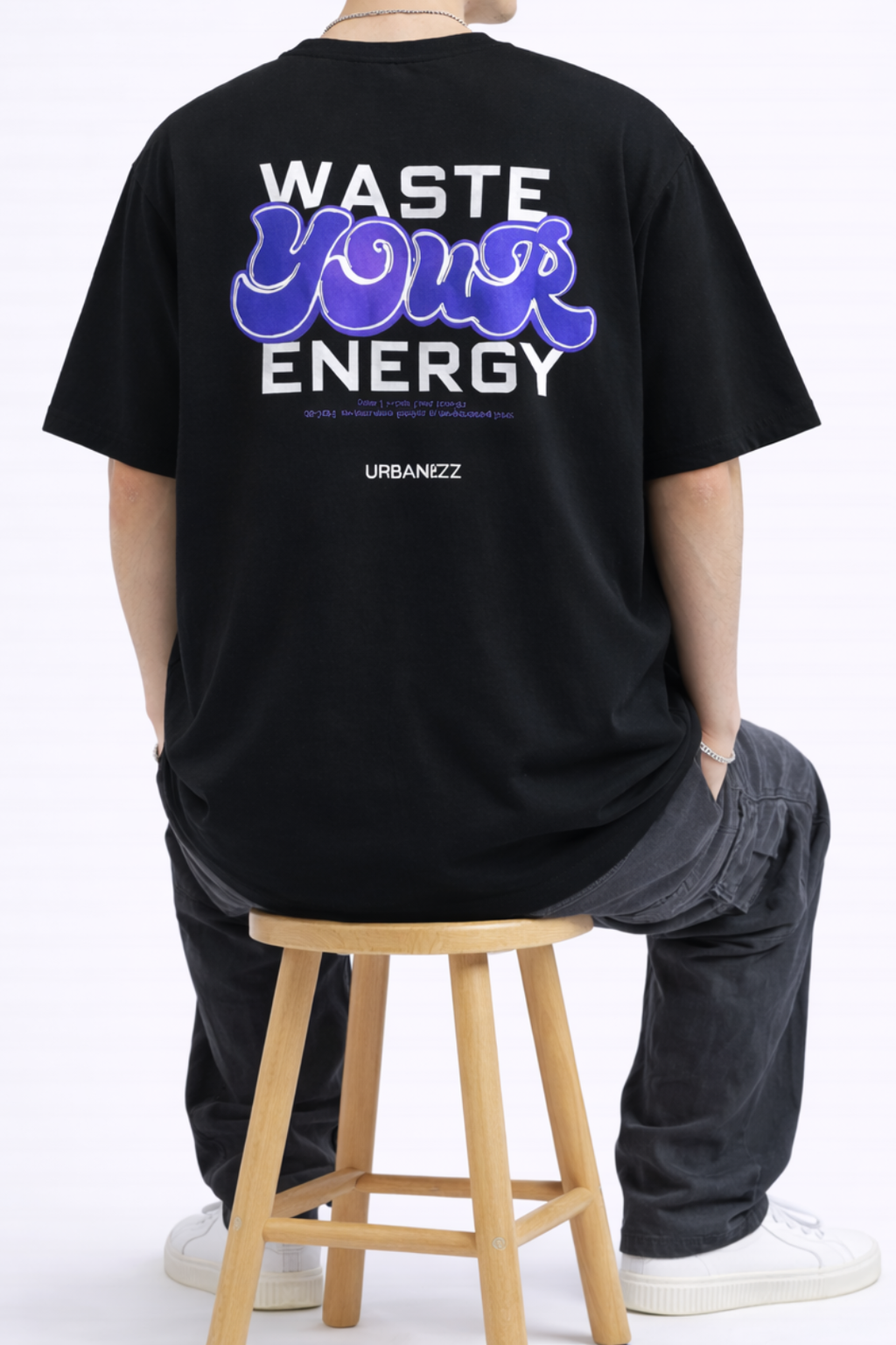 Waste Your Energy Oversized T-shirt- Unisex