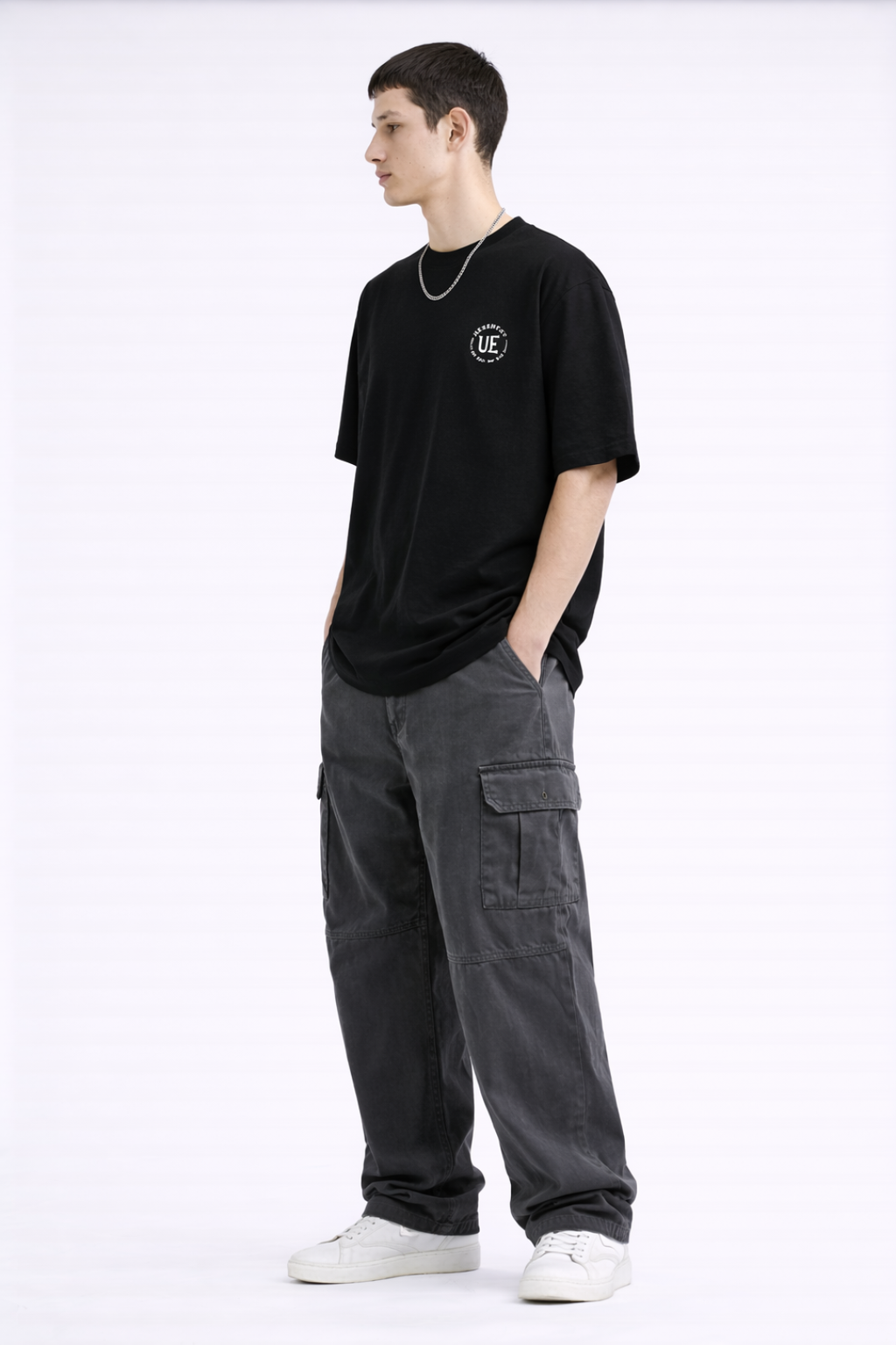 Los Santos Black Oversized T-Shirt