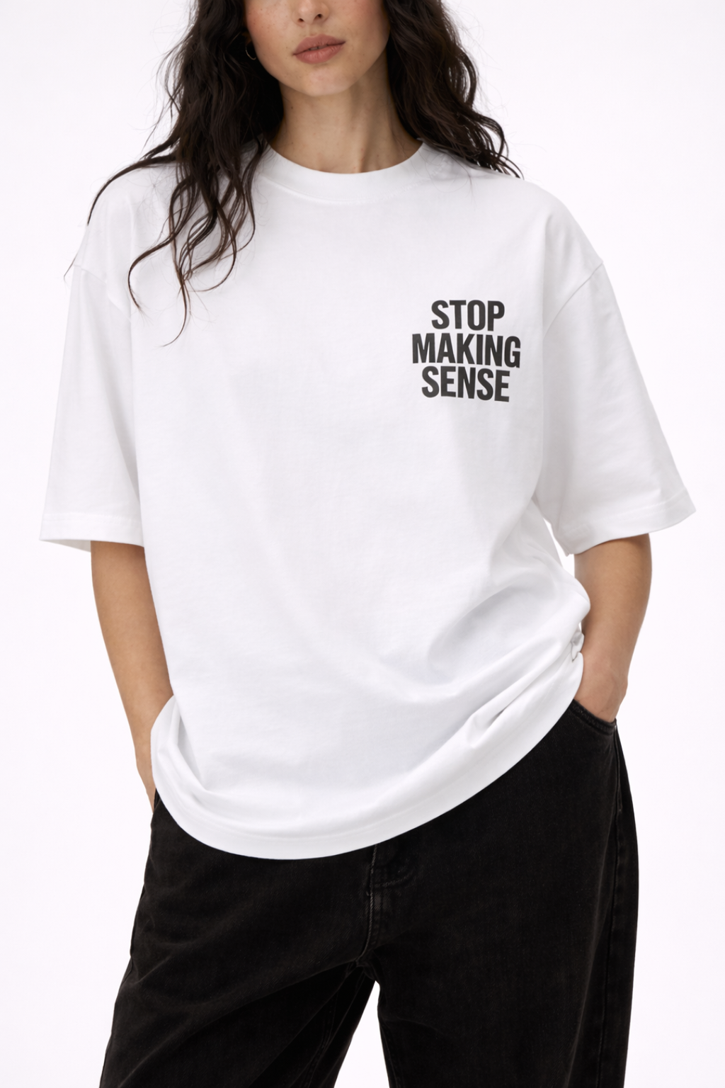 Stop Making Sense Oversized T-Shirt – Unisex - URBANEZY