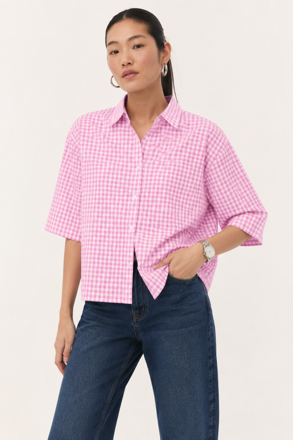 Pink oxford shirt