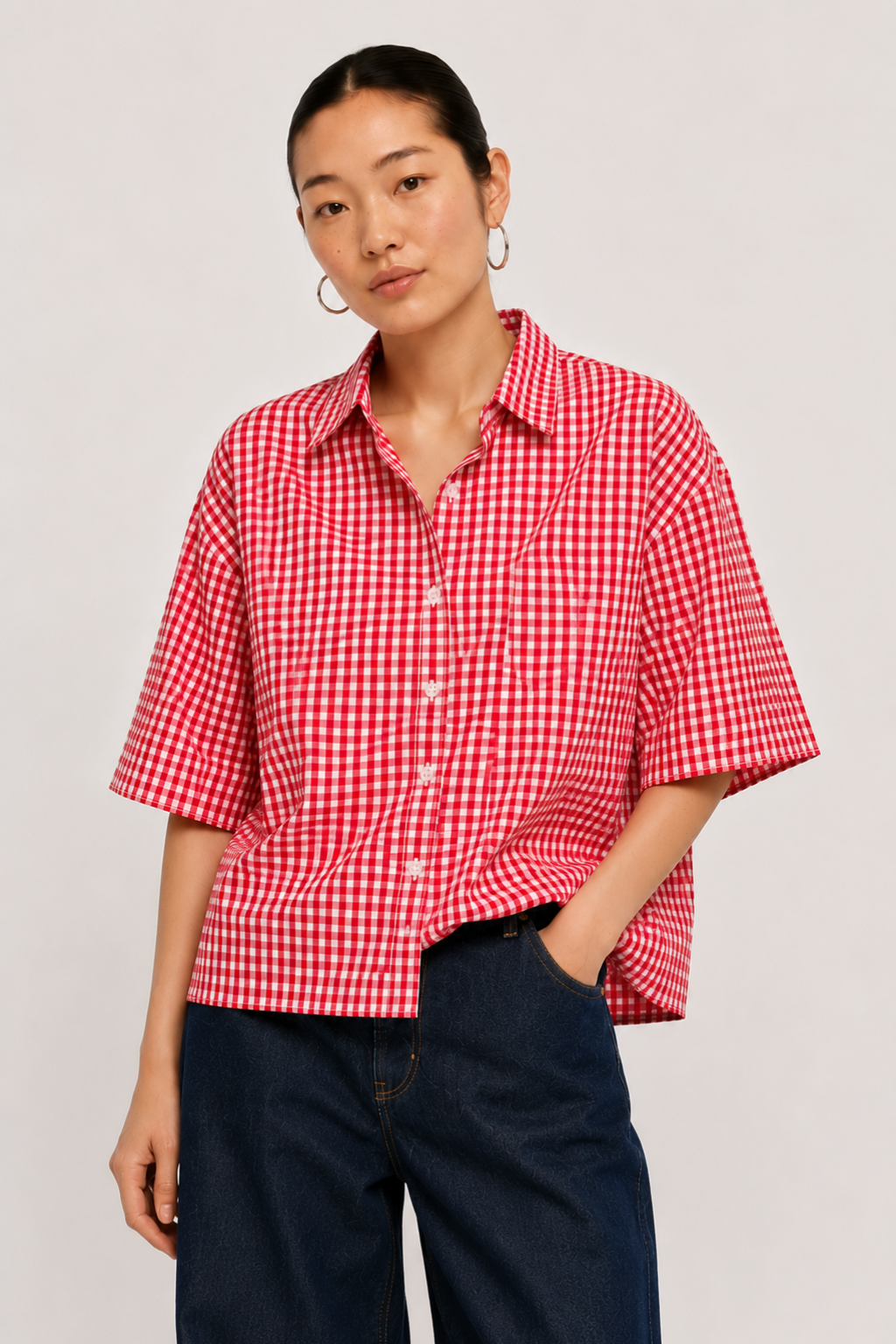 Ghingam Cotton Oxford Shirt