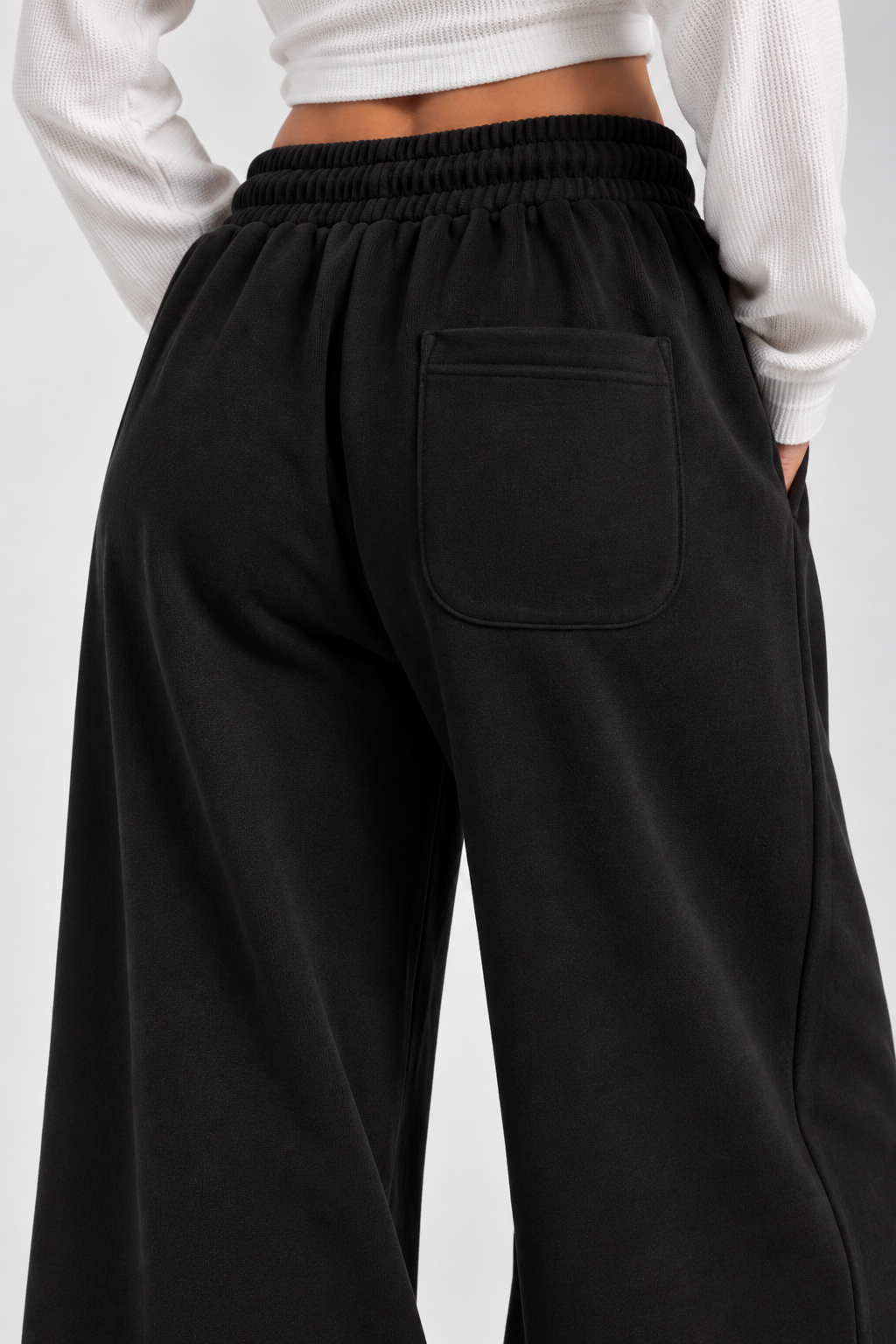 Black Baggy Sweatpants