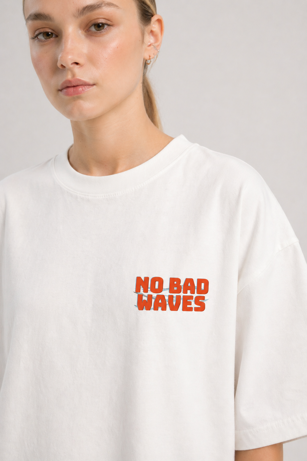NO Bad Waves Oversize t-shirt for Women