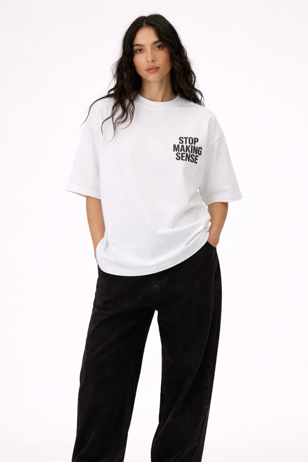 Stop Making Sense Oversized T-Shirt – Unisex - URBANEZY
