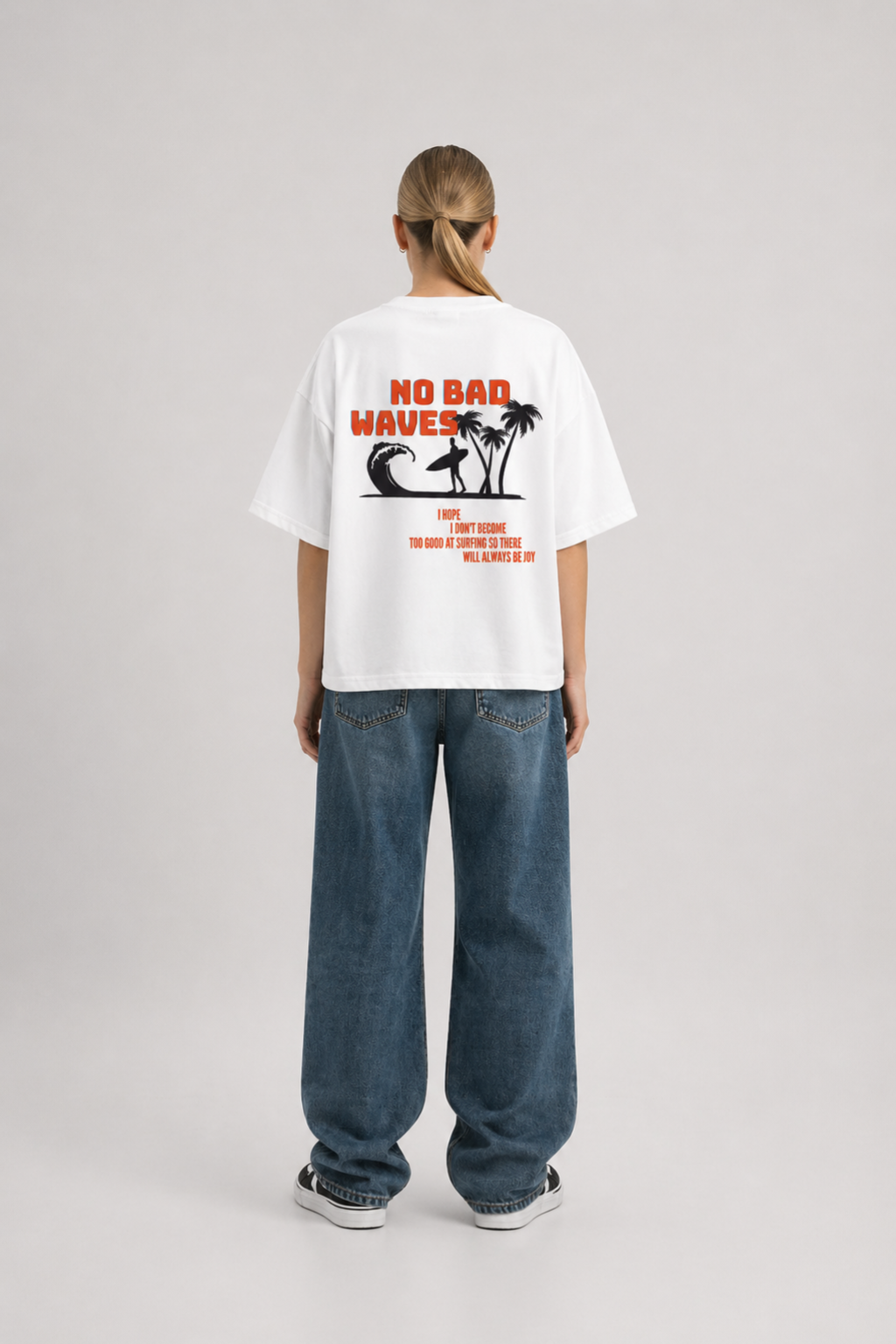 NO Bad Waves Oversize t-shirt for Women