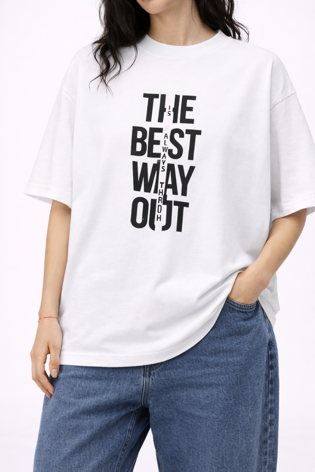 Best Way Out Oversized T-Shirt – Women