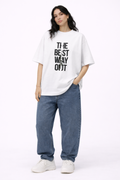 Best Way Out Oversized T-Shirt – Women