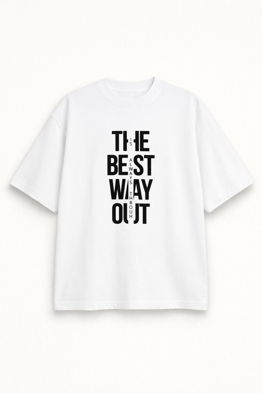 Best Way Out Oversized T-Shirt – Women