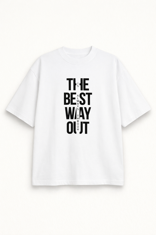 Best Way Out Oversized T-Shirt – Women