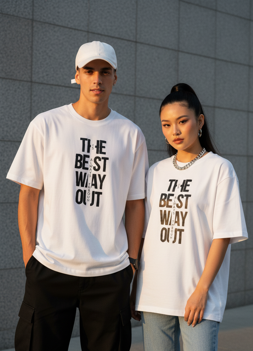 The Best Way Out Oversized T-Shirt – Unisex | Premium Cotton