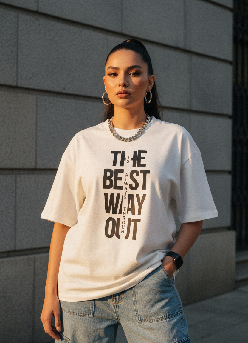The Best Way Out Oversized T-Shirt – Unisex | Premium Cotton