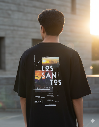 Los Santos Oversize t-shirt- Premium Cotton| Unisex