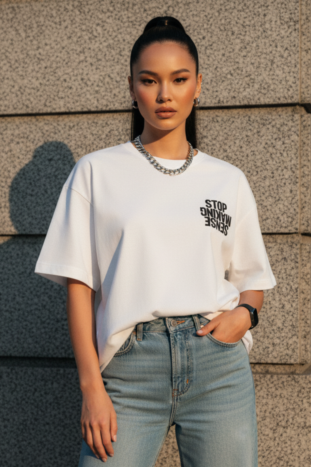 Hand Made Oversized T-Shirt – Unisex Fit