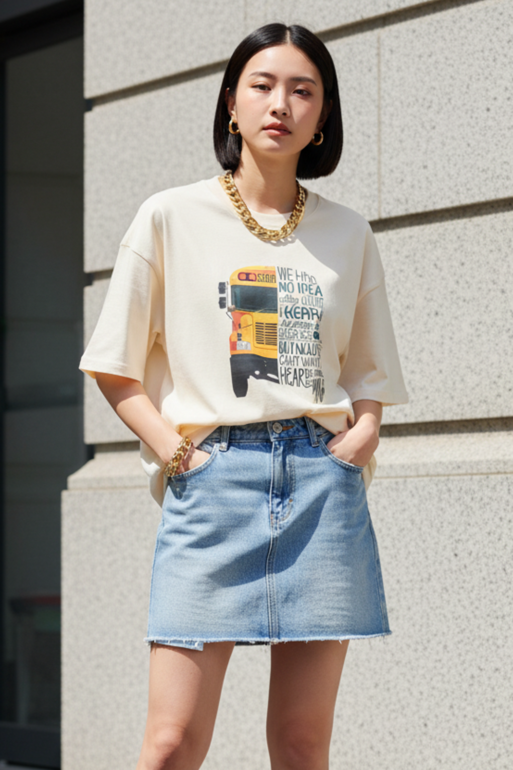 Women Beach vibes oversize t-shirt- Premium Cotton
