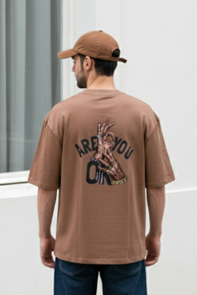 CEO Brown Oversized T-Shirt – Premium Cotton Unisex Fit