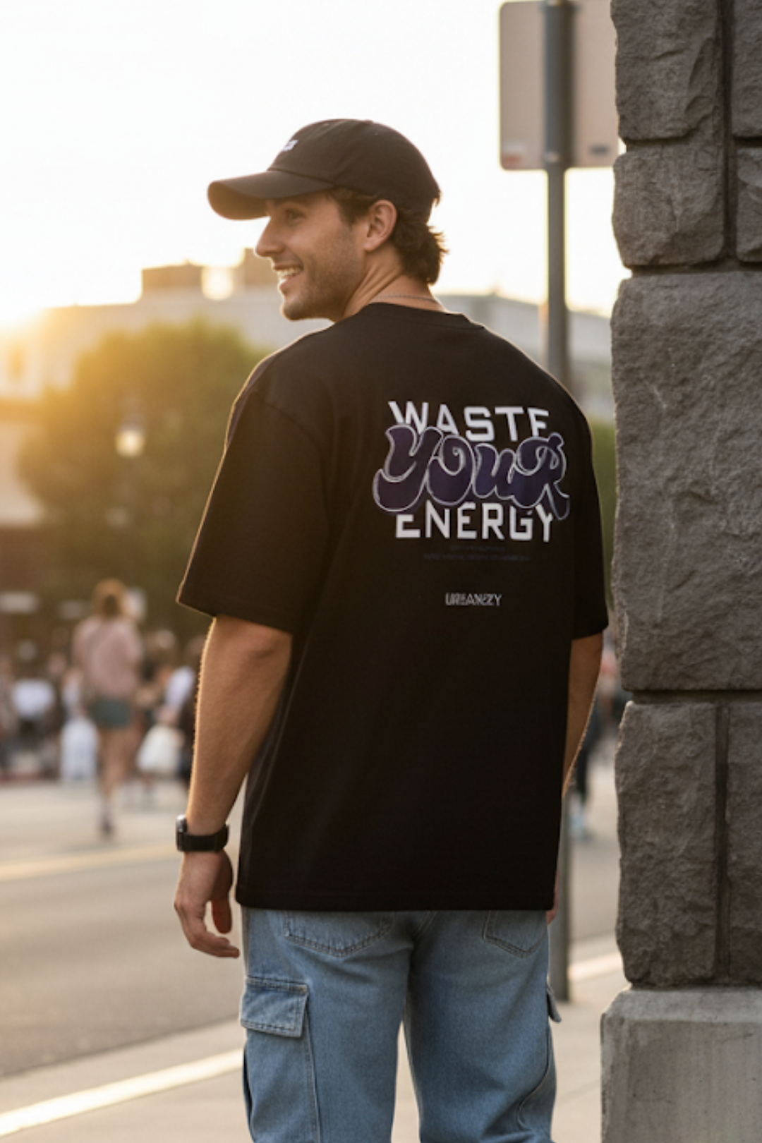 Waste Your Energy Oversized T-shirt- Unisex| Premium Cotton