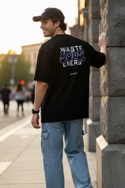 Waste Your Energy Oversized T-shirt- Unisex| Premium Cotton