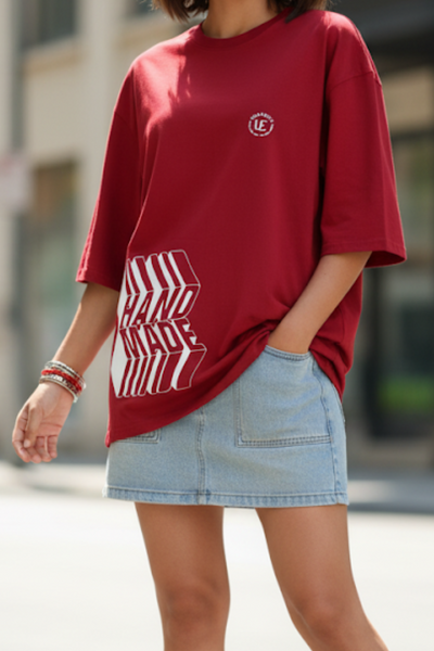 Hand Made Oversized T-Shirt – Unisex Fit