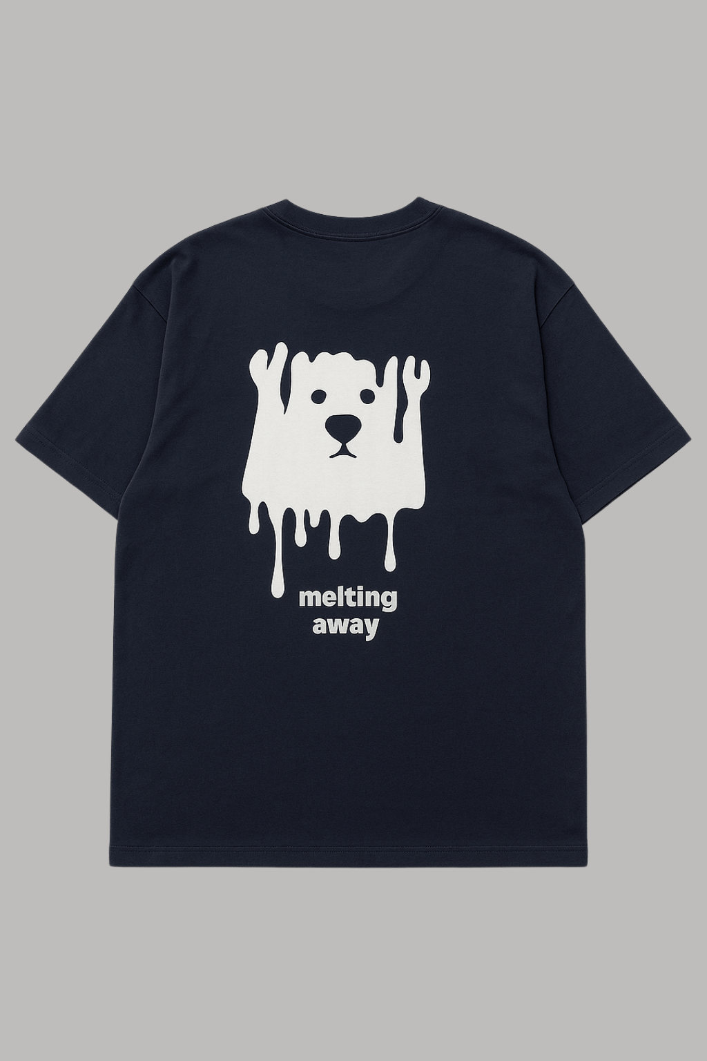 Dog Melting Away Oversize T shirt- Premium Cotton| Unisex - URBANEZY