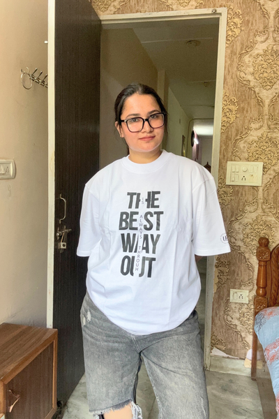 The best way out oversize t-shirt