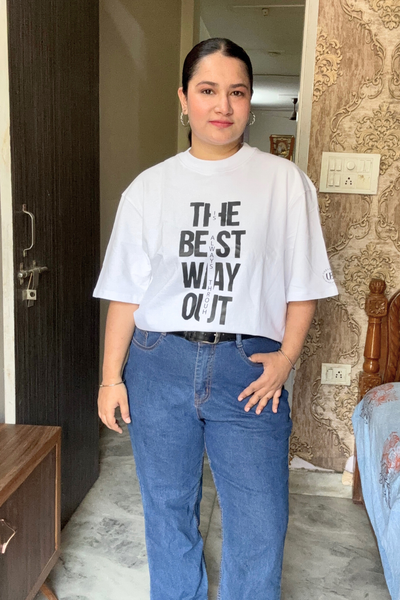 The best way out oversize t-shirt