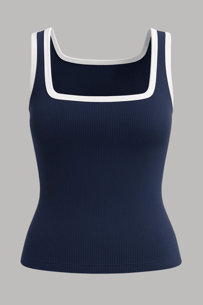 Trendy women’s ribbed tank top India – fitted and stylish