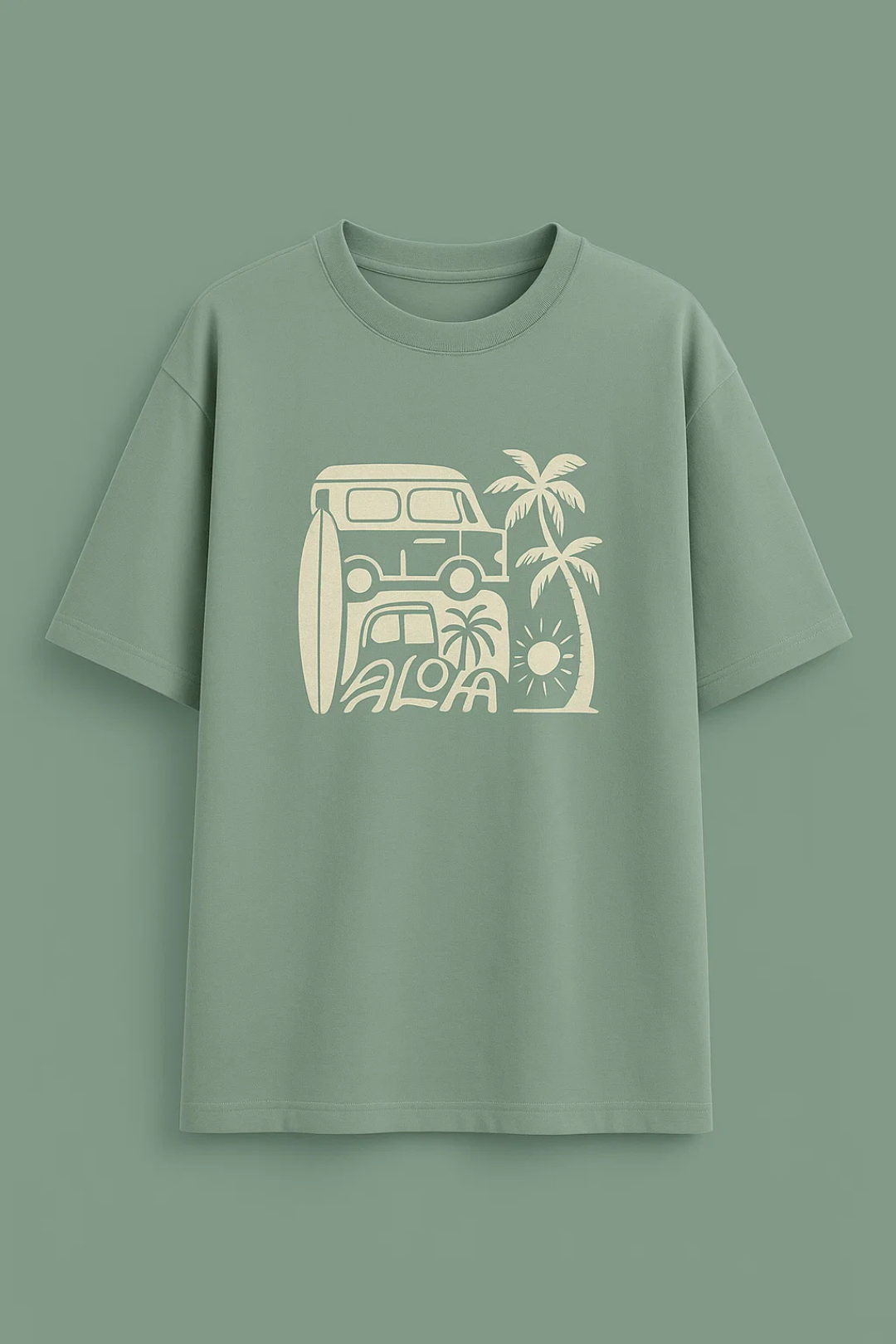 Beach vibes oversize t-shirt