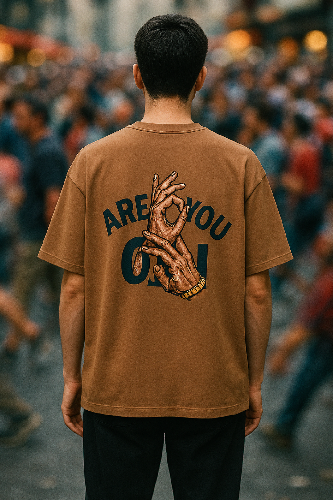 Are You Ok Oversize T-shirt